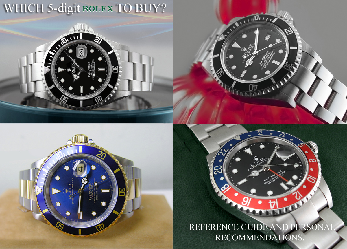 rolex submariner reference guide