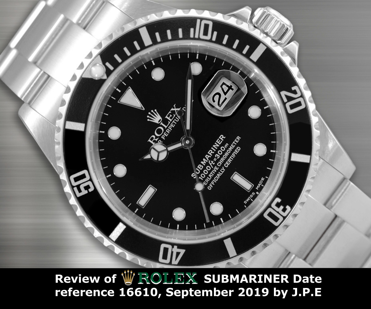 Review of ROLEX Submariner ref. 16610 